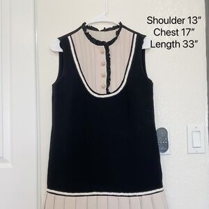 High quality wool blazer and silk dress